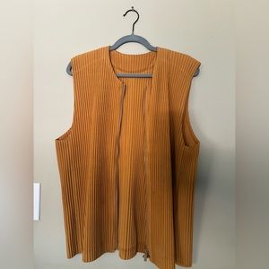 Homme Plisse Issey Miyake Pleated Vest Size 2